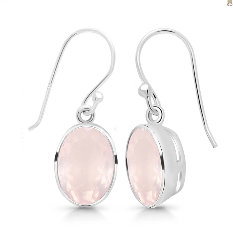 Rose Quartz Earring