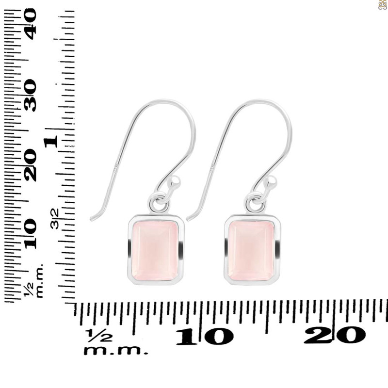 Rose Quartz Earring RSQ-RDE-712.