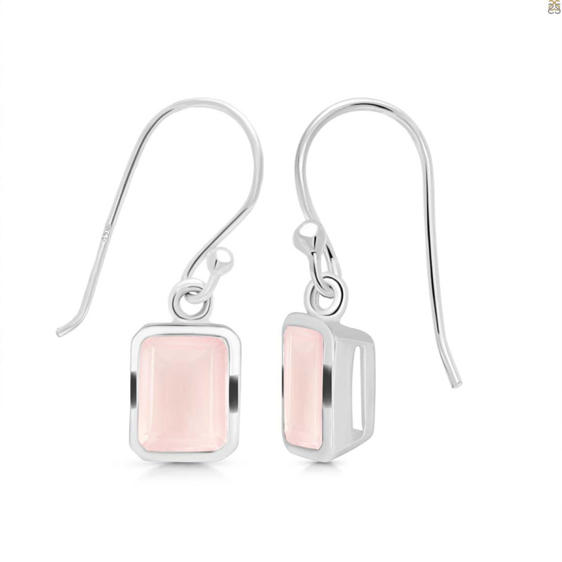 Rose Quartz Earring