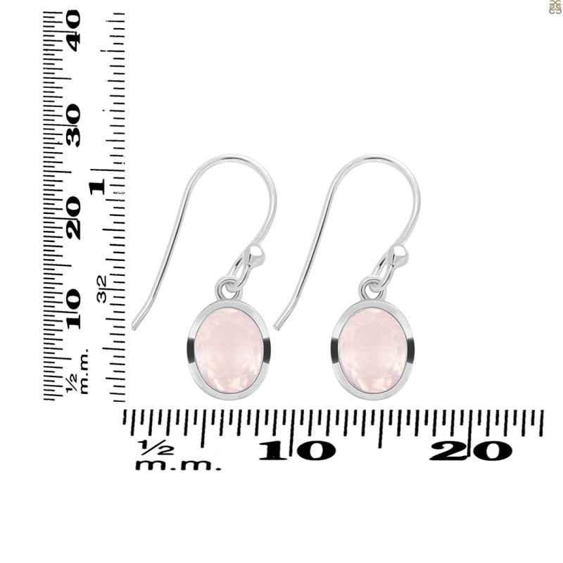 Rose Quartz Earring RSQ-RDE-713.