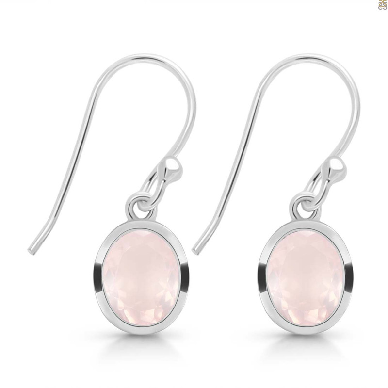Rose Quartz Earring RSQ-RDE-713.