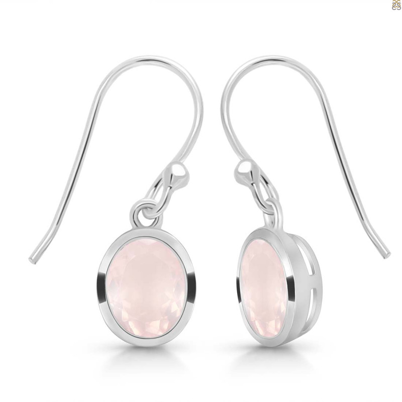 Rose Quartz Earring