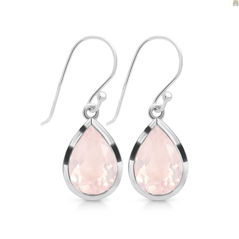 Rose Quartz Earring RSQ-RDE-725.