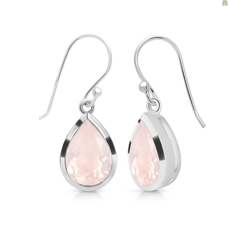Rose Quartz Earring