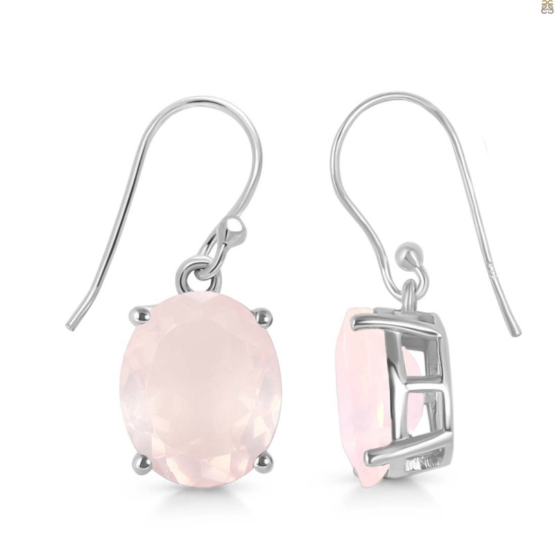 Rose Quartz Earring