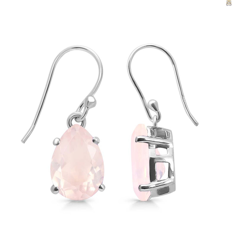 Rose Quartz Earring