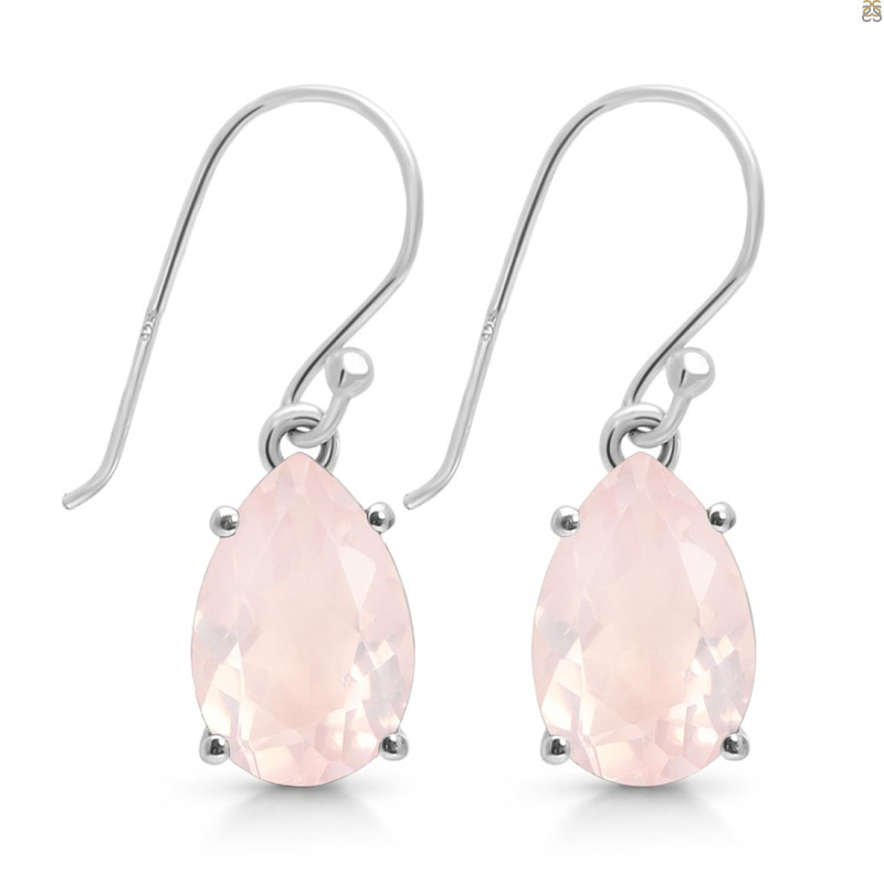 Rose Quartz Earring