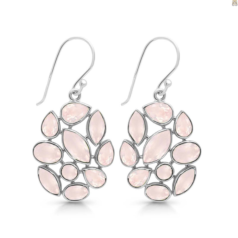 Rose Quartz Earring