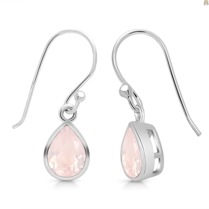 Rose Quartz Earring