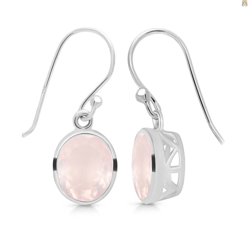Rose Quartz Earring