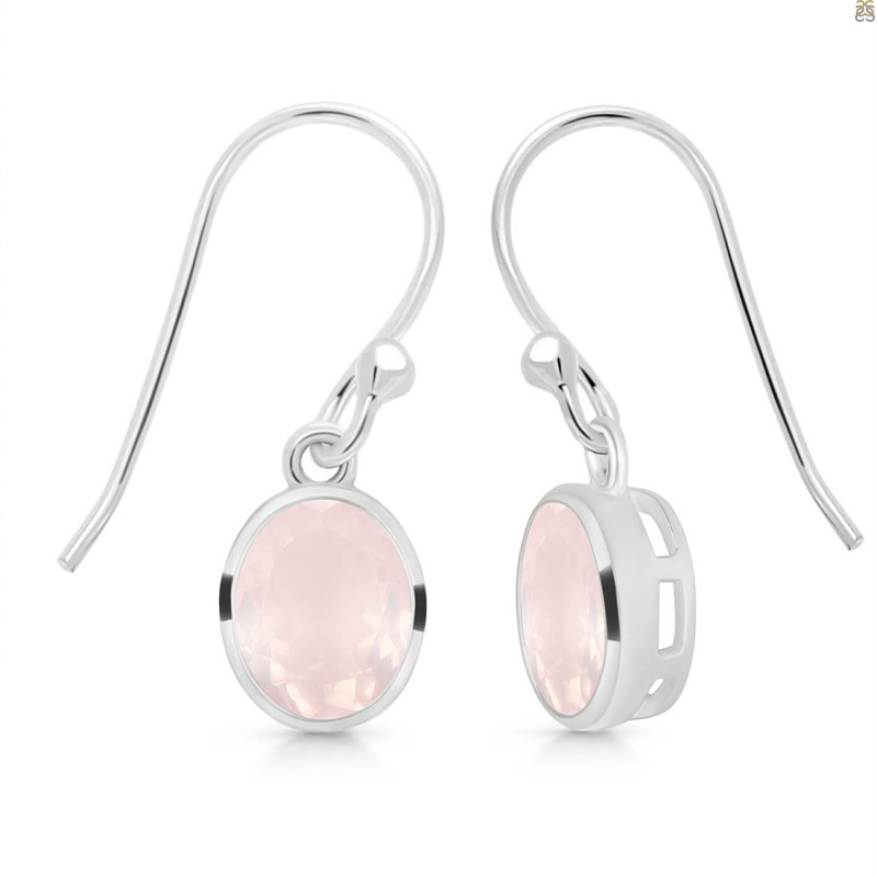 Rose Quartz Earring