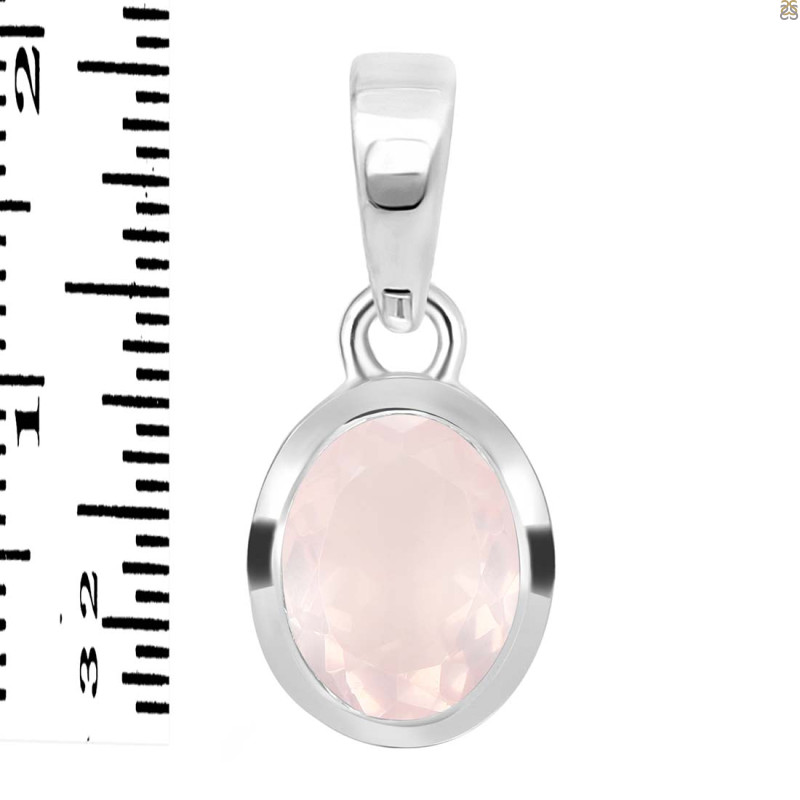 Rose Quartz Pendant RSQ-RDP-380.