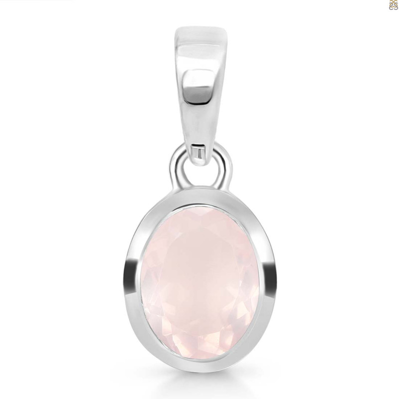 Rose Quartz Pendant RSQ-RDP-380.