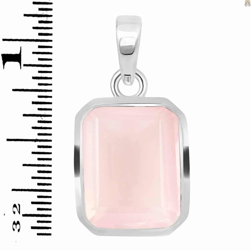 Rose Quartz Pendant RSQ-RDP-461.