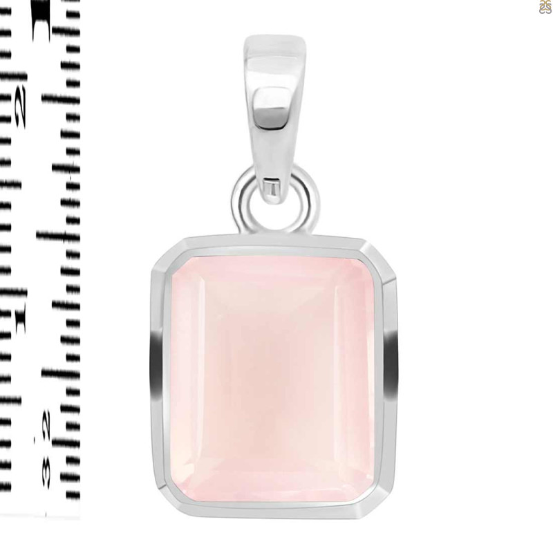 Rose Quartz Pendant RSQ-RDP-462.