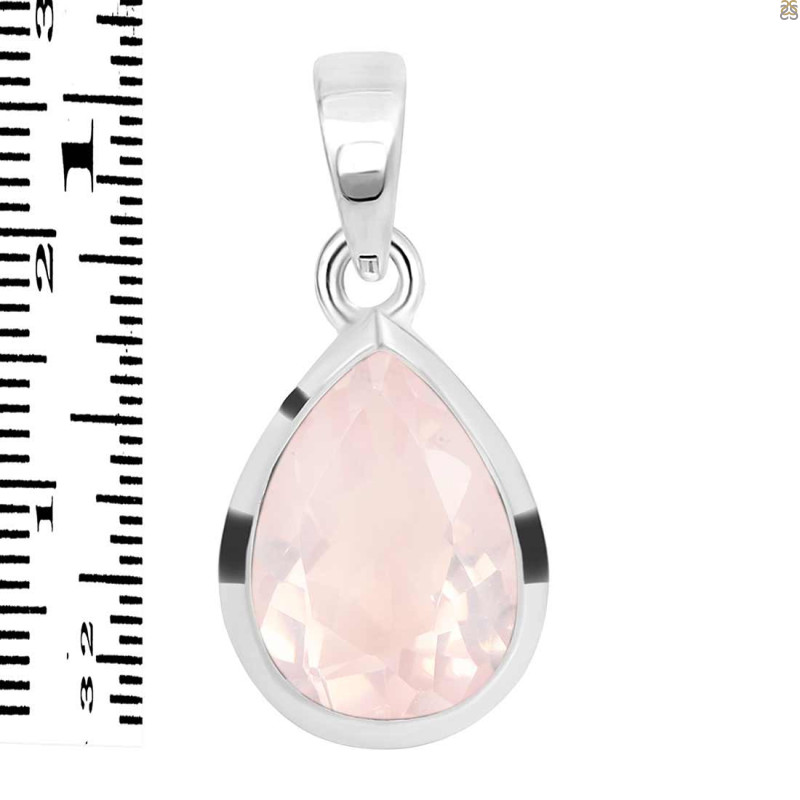 Rose Quartz Pendant RSQ-RDP-463.