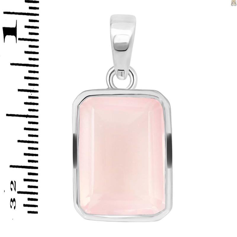 Rose Quartz Pendant RSQ-RDP-465.