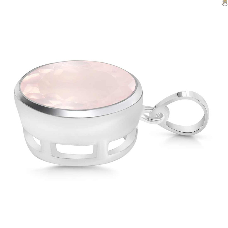 Rose Quartz Pendant RSQ-RDP-466.