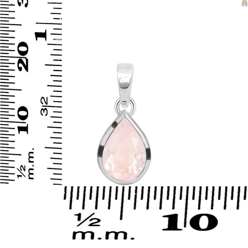 Rose Quartz Pendant RSQ-RDP-468.