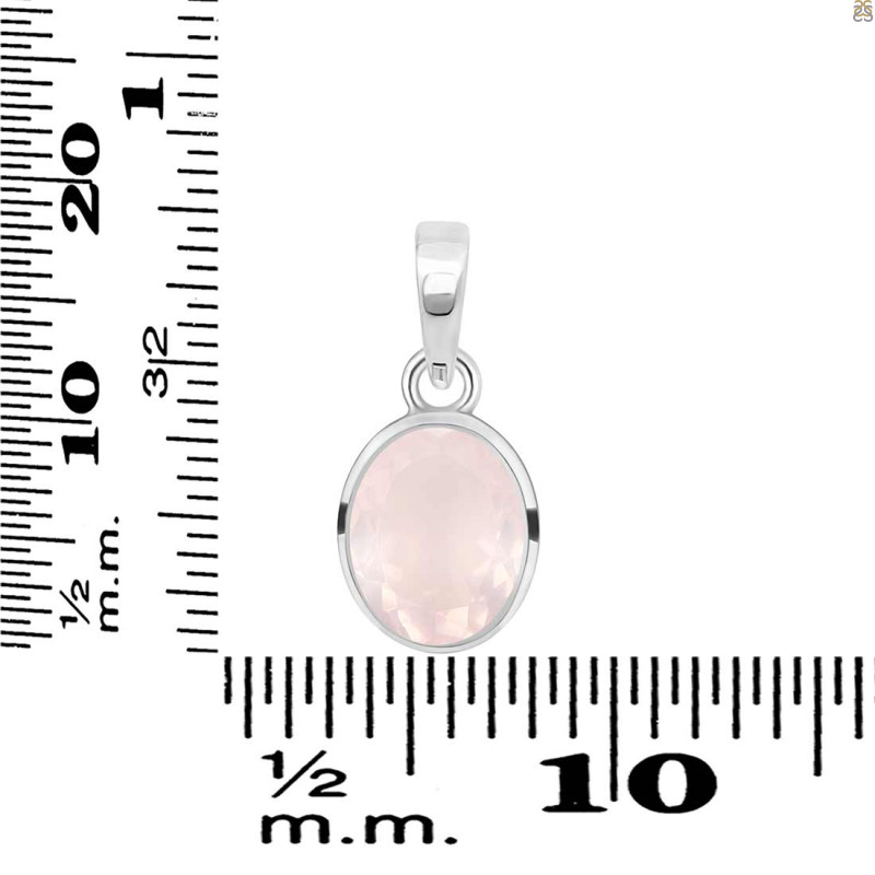 Rose Quartz Pendant RSQ-RDP-734.