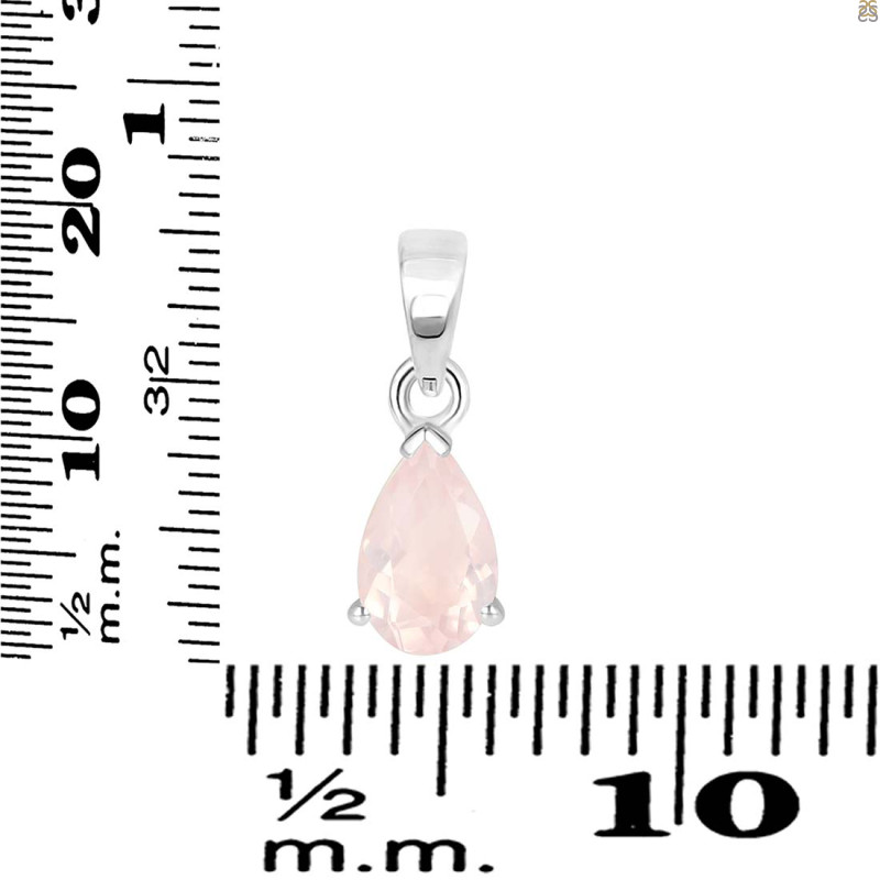 Rose Quartz Pendant RSQ-RDP-757.