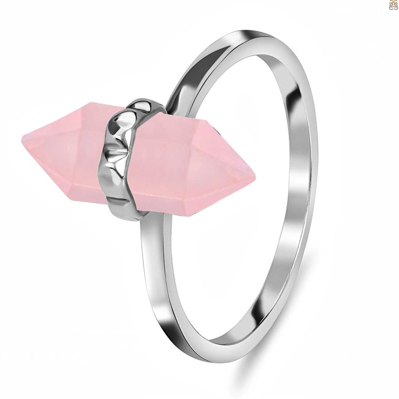  Rose Quartz Ring