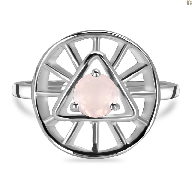 Rose Quartz Illuminati Ring RSQ-RDR-2158.