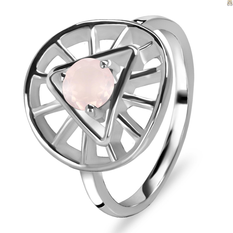 Rose Quartz Illuminati Ring