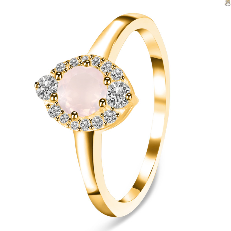 Rose Quartz Ring RSQ-RDR-2504.