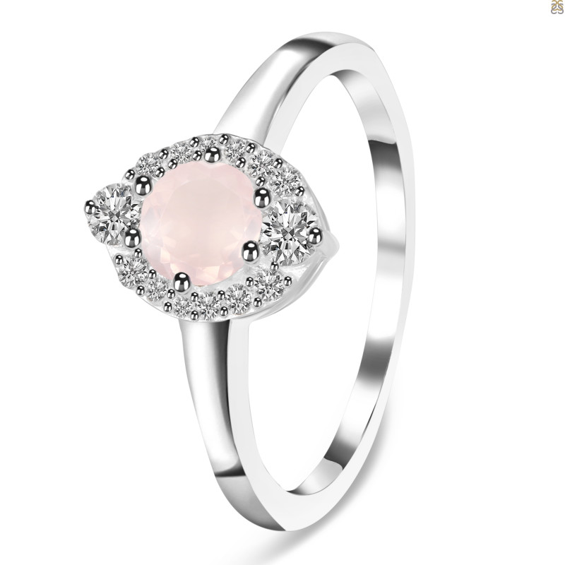 Rose Quartz Ring