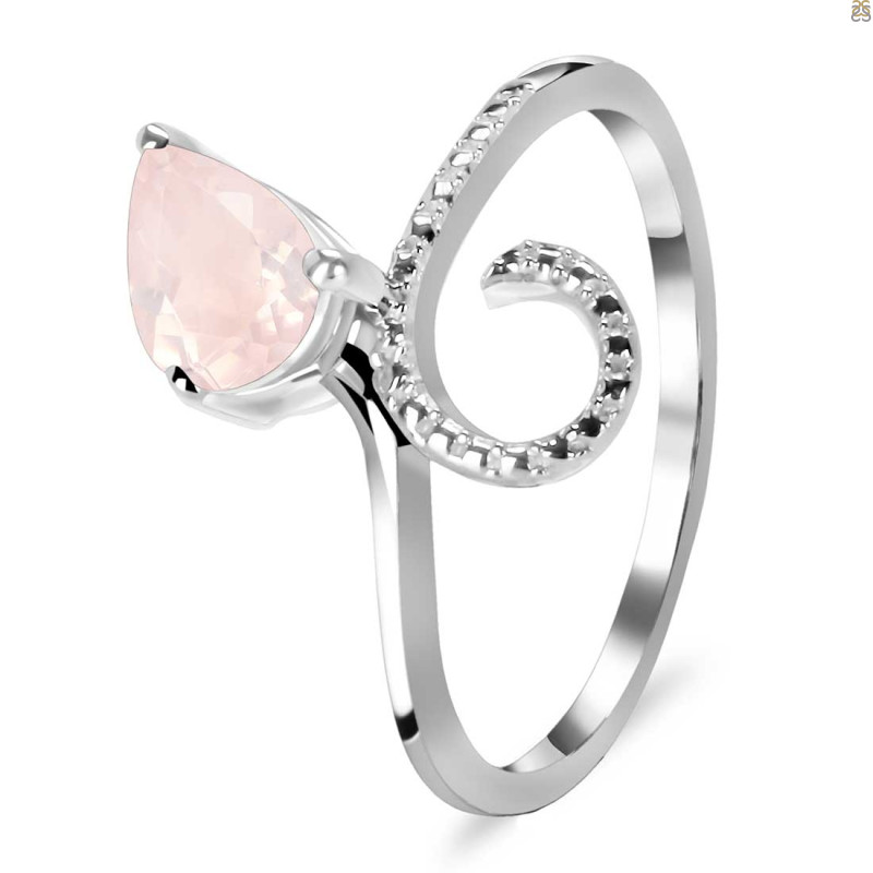 Rose Quartz Ring