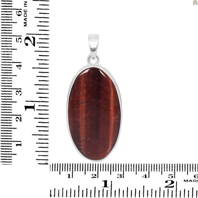 Red Tiger Eye Pendant-SP RTE-1-32