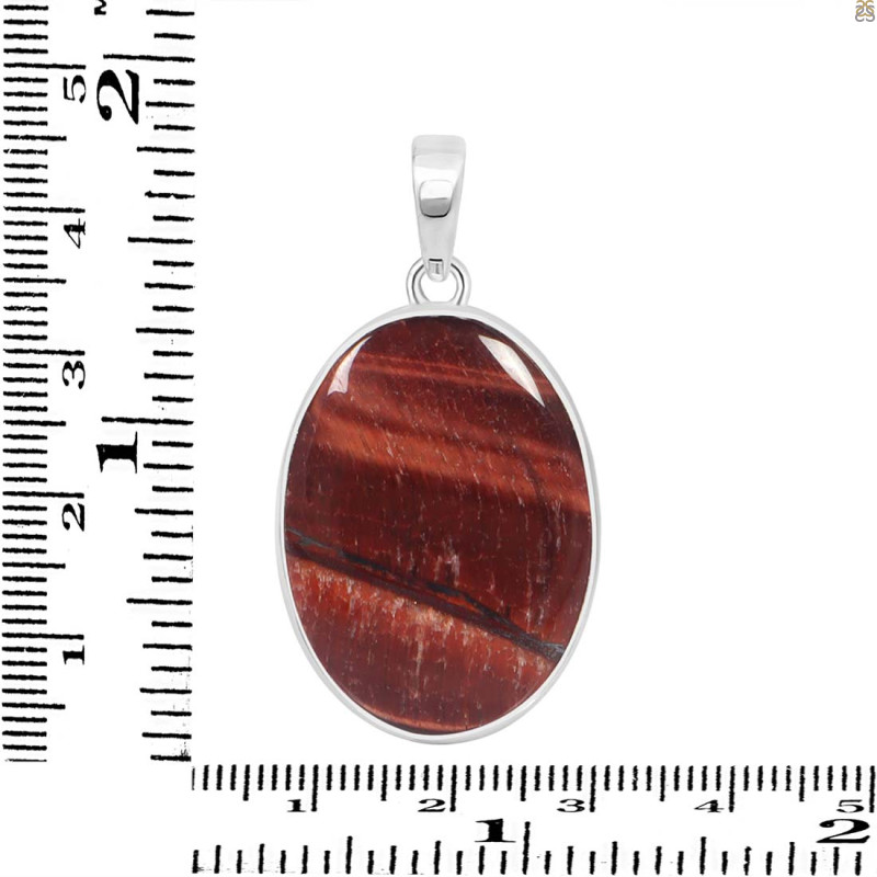 Red Tiger Eye Pendant-SP RTE-1-34