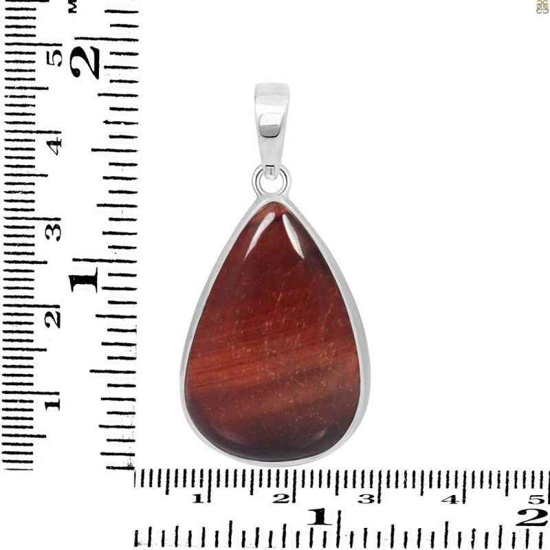 Red Tiger Eye Pendant-SP RTE-1-35