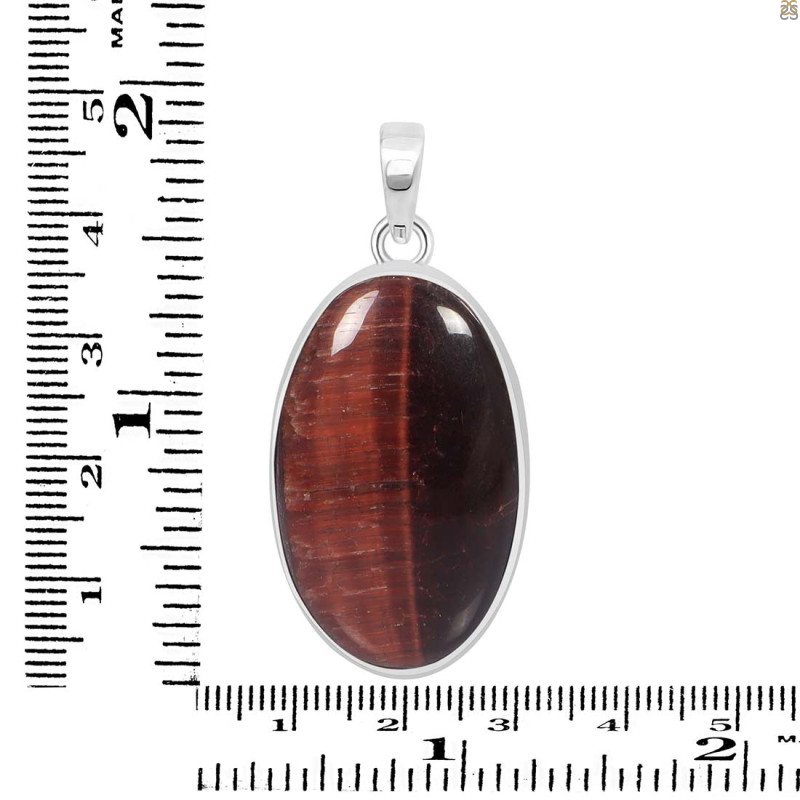 Red Tiger Eye Pendant-SP RTE-1-40