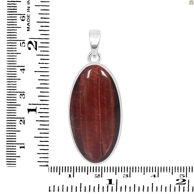 Red Tiger Eye Pendant-SP RTE-1-48