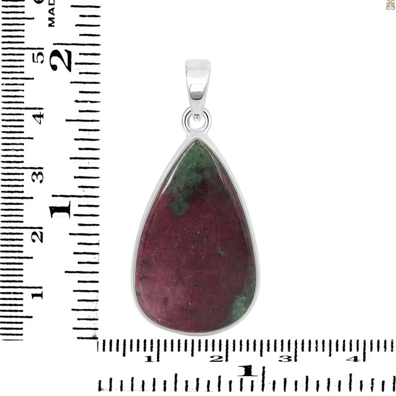 Ruby Zoisite Pendant-SP RZS-1-27