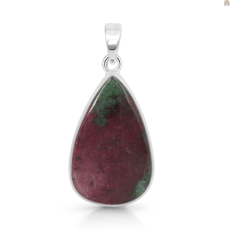 Ruby Zoisite Pendant-SP RZS-1-27