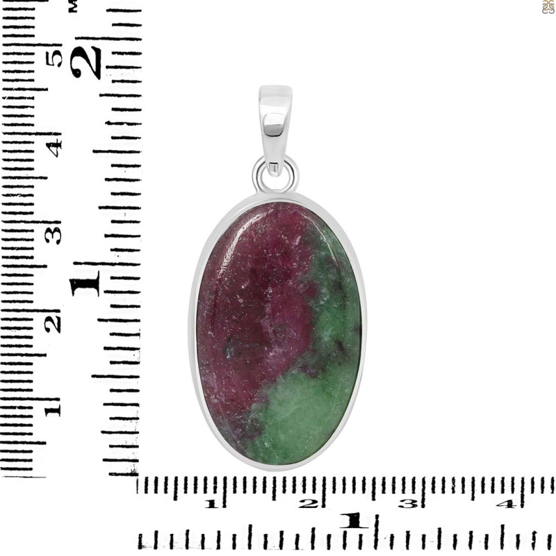 Ruby Zoisite Pendant-SP RZS-1-42