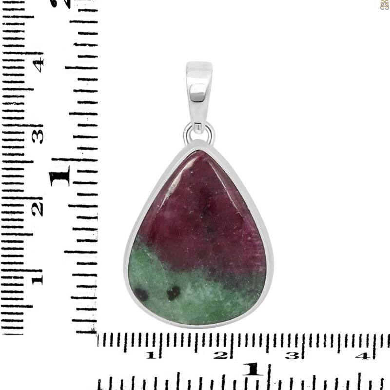 Ruby Zoisite Pendant-SP RZS-1-46