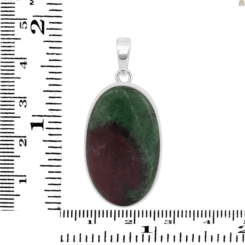 Ruby Zoisite Pendant-SP RZS-1-47