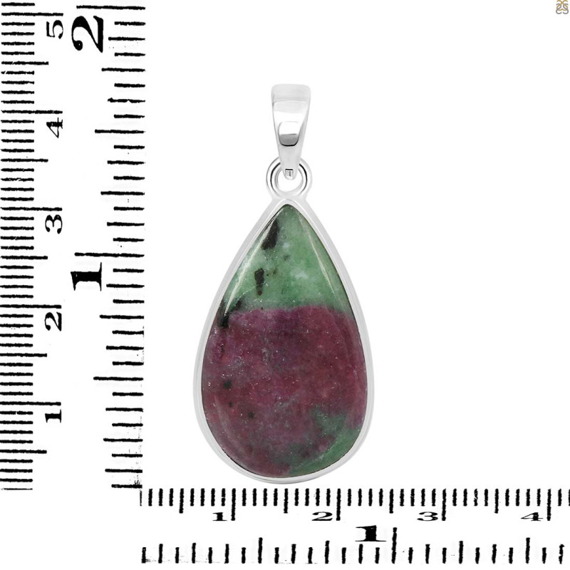 Ruby Zoisite Pendant-SP RZS-1-48
