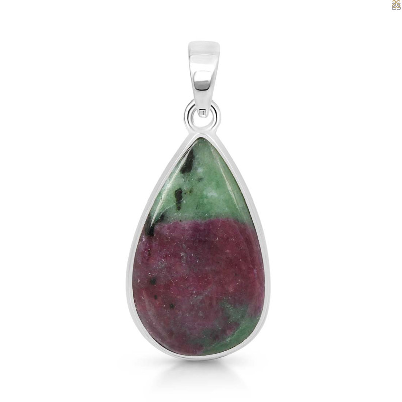 Ruby Zoisite Pendant-SP RZS-1-48
