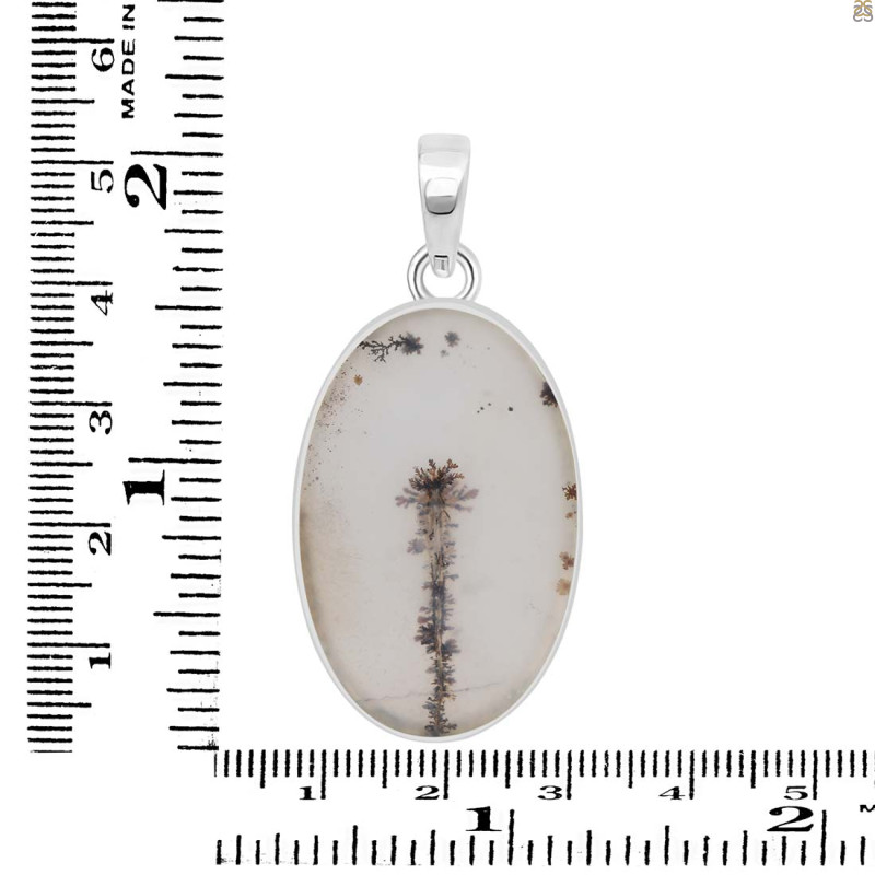 Scenic Agate Pendant-SP SCA-1-10