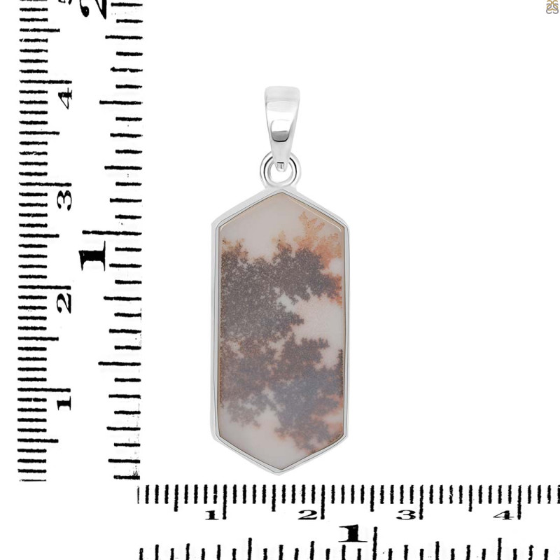 Scenic Agate Pendant-SP SCA-1-13