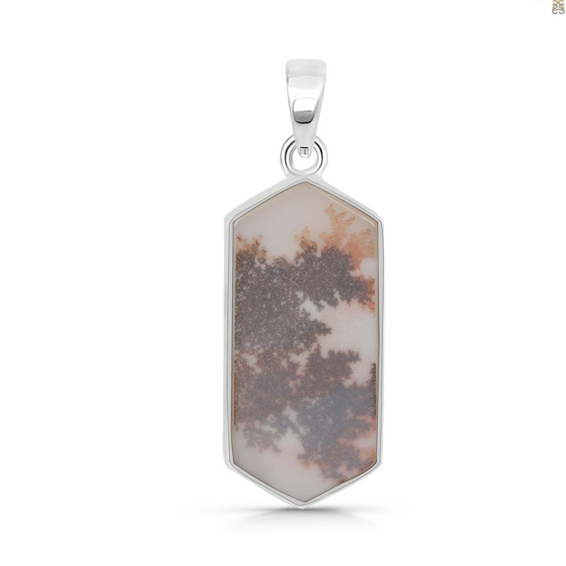 Scenic Agate Pendant-SP SCA-1-13