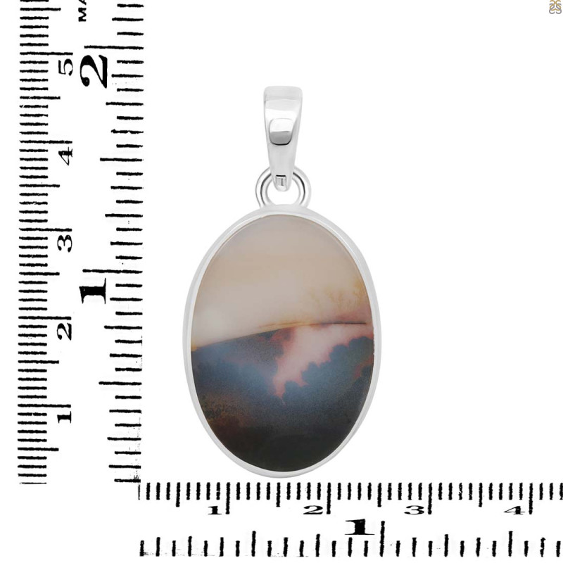 Scenic Agate Pendant-SP SCA-1-25
