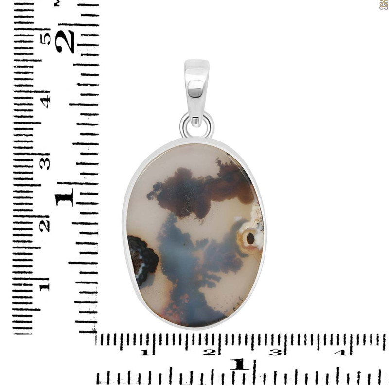 Scenic Agate Pendant-SP SCA-1-42