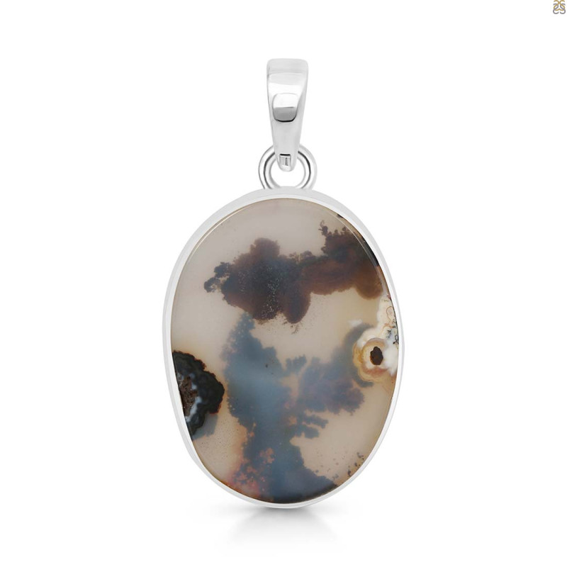 Scenic Agate Pendant-SP SCA-1-42