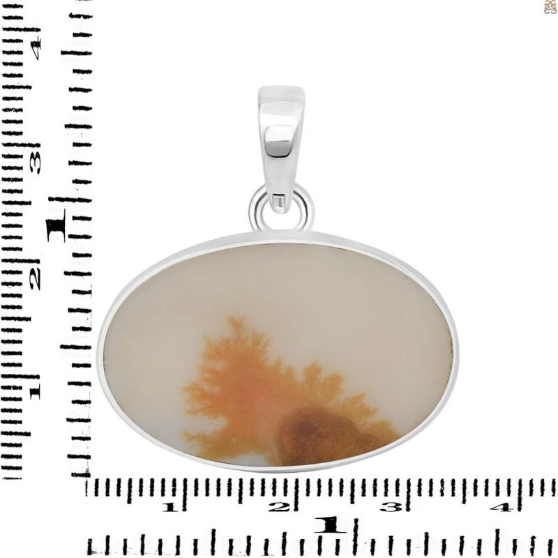 Scenic Agate Pendant-SP SCA-1-45
